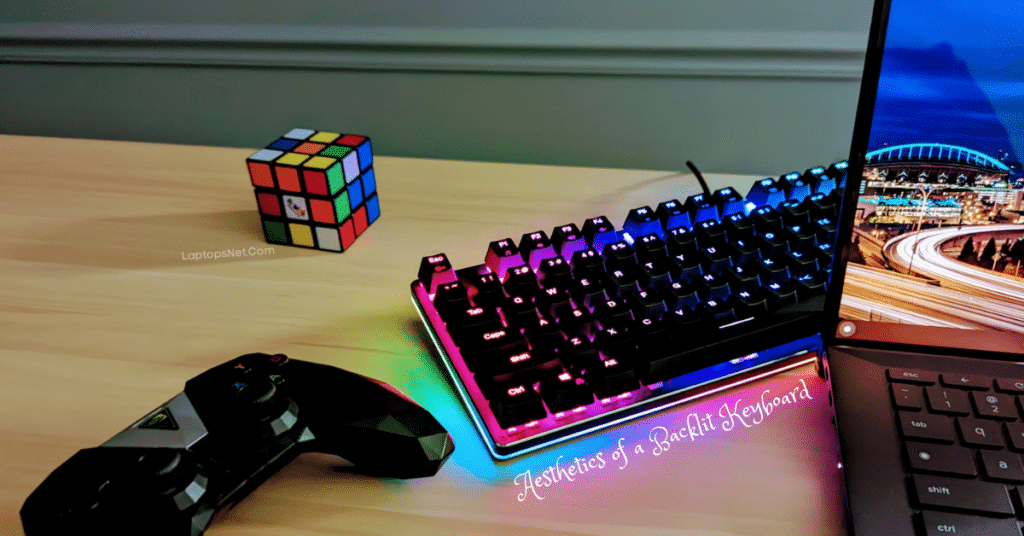 Aesthetics of a backlit keyboard on a Chrome Book