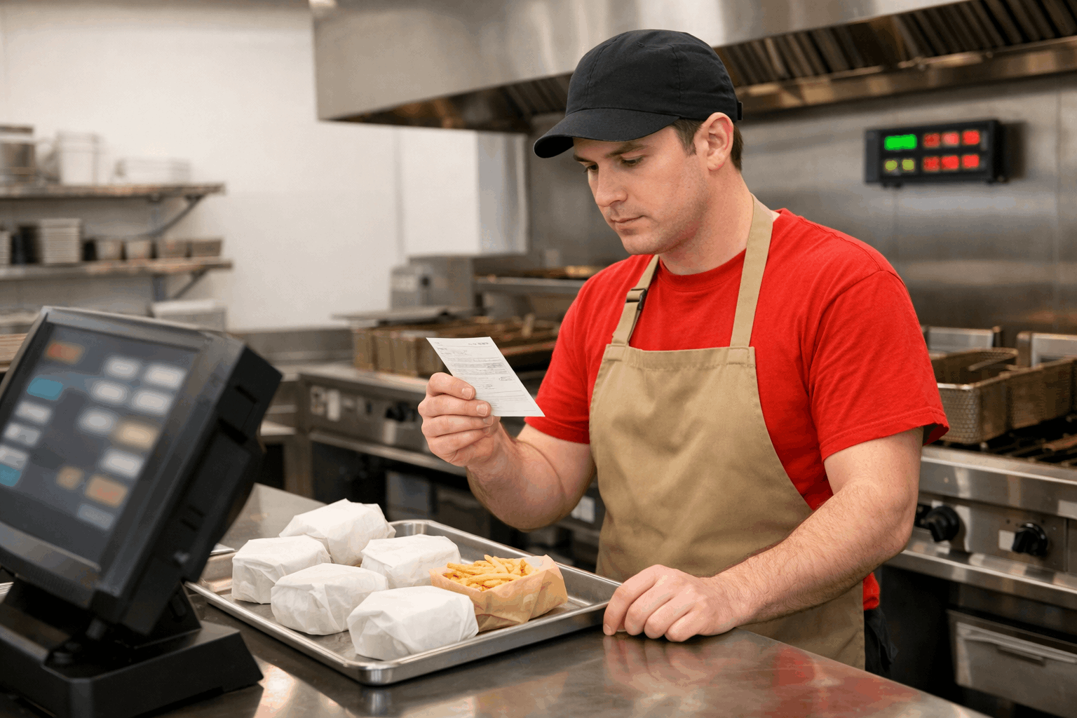 Puestos en Burger King: Personal de limpieza, Cajero y Cocinero